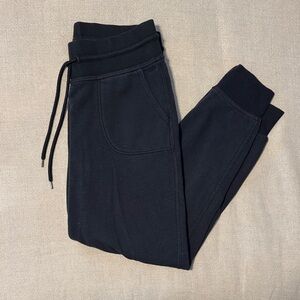 DSG Black Fleece-lined Jogger Pants for Women
